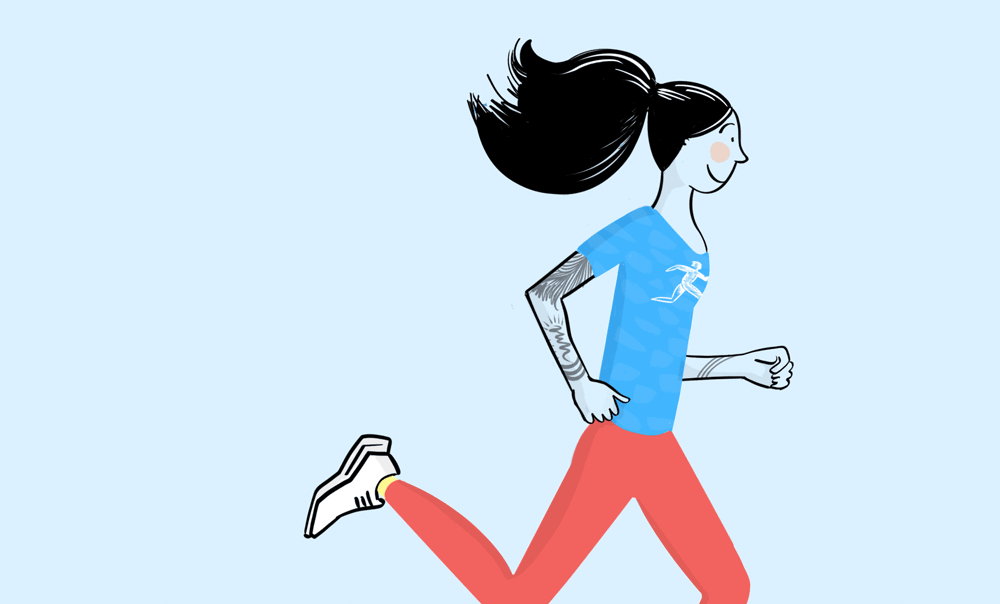 Illustrationen für den Bunert Laufschuhberater