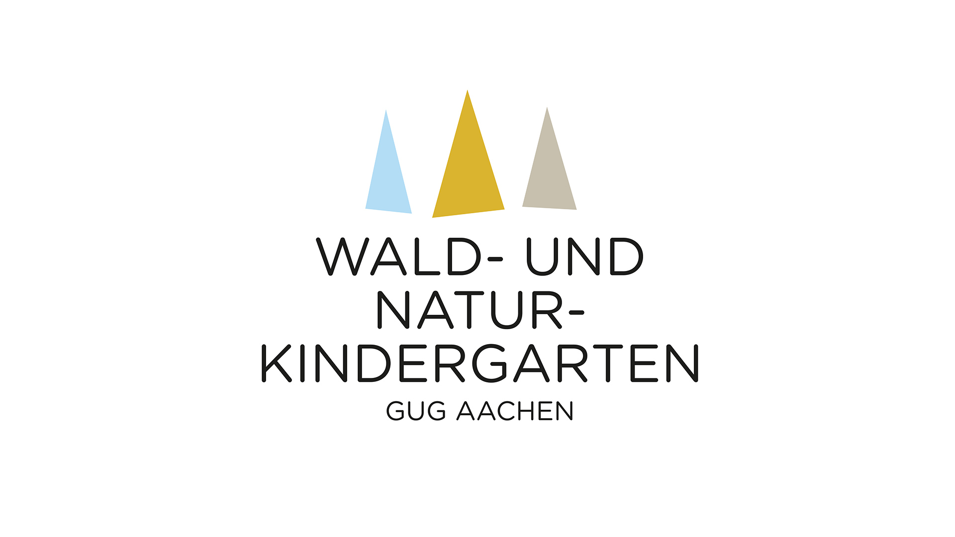 Wald- und Naturkindergarten Aachen, Logodesign Träger
